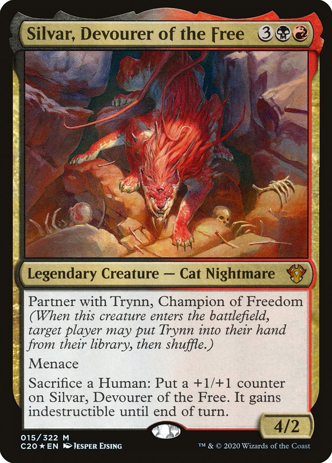 Silvar, Devourer of the Free [Commander 2020] | North Game Den