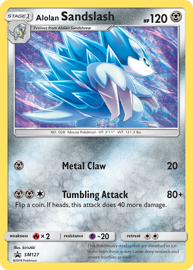 Alolan Sandslash (SM127) [Sun & Moon: Black Star Promos] | North Game Den