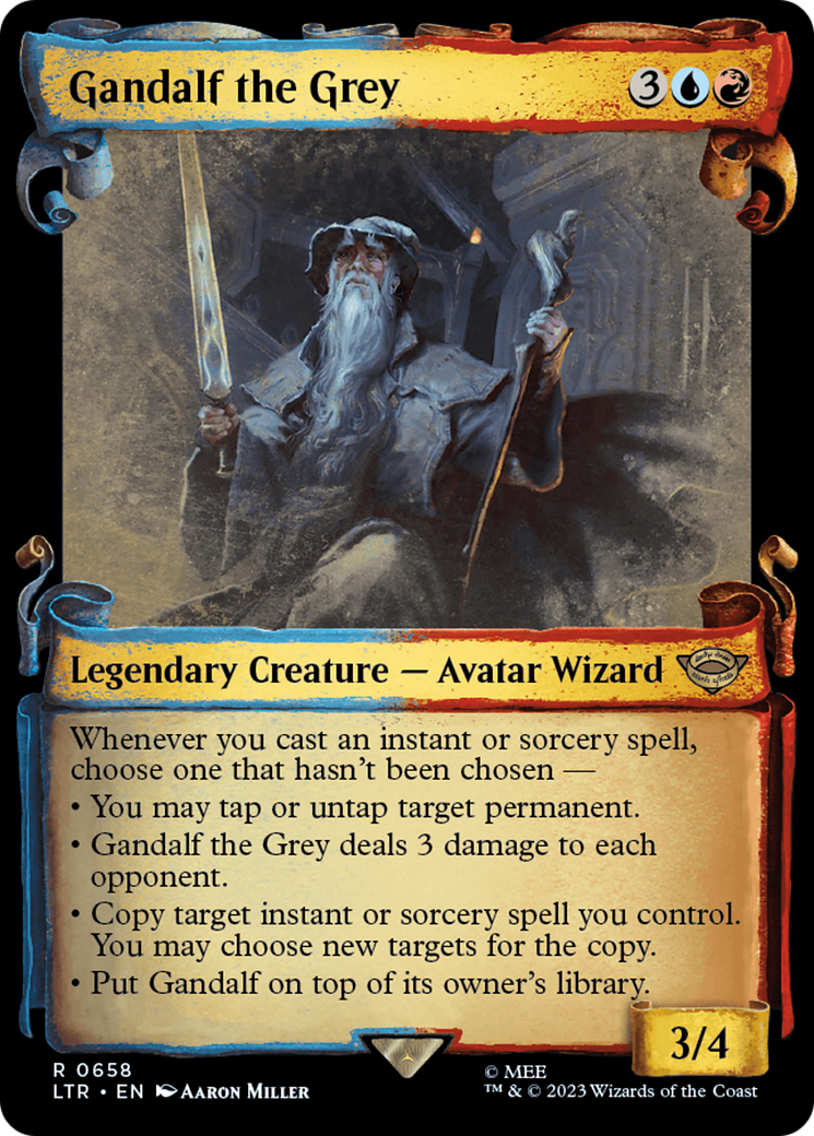 Gandalf the Grey [The Lord of the Rings: Tales of Middle-Earth Showcase Scrolls] | North Game Den