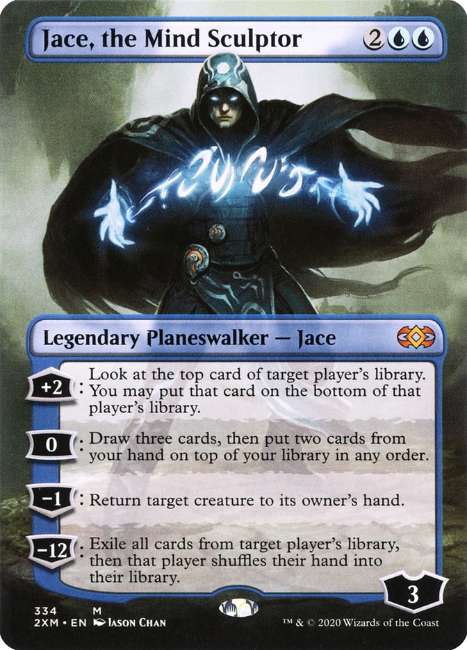 Jace, the Mind Sculptor (Borderless) [Double Masters] | North Game Den