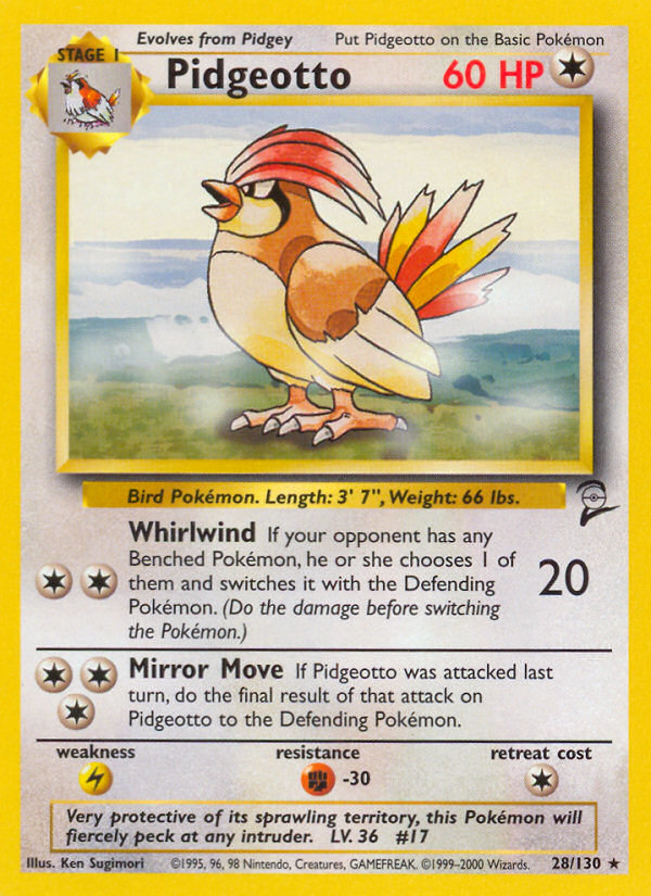 Pidgeotto (28/130) [Base Set 2] | North Game Den