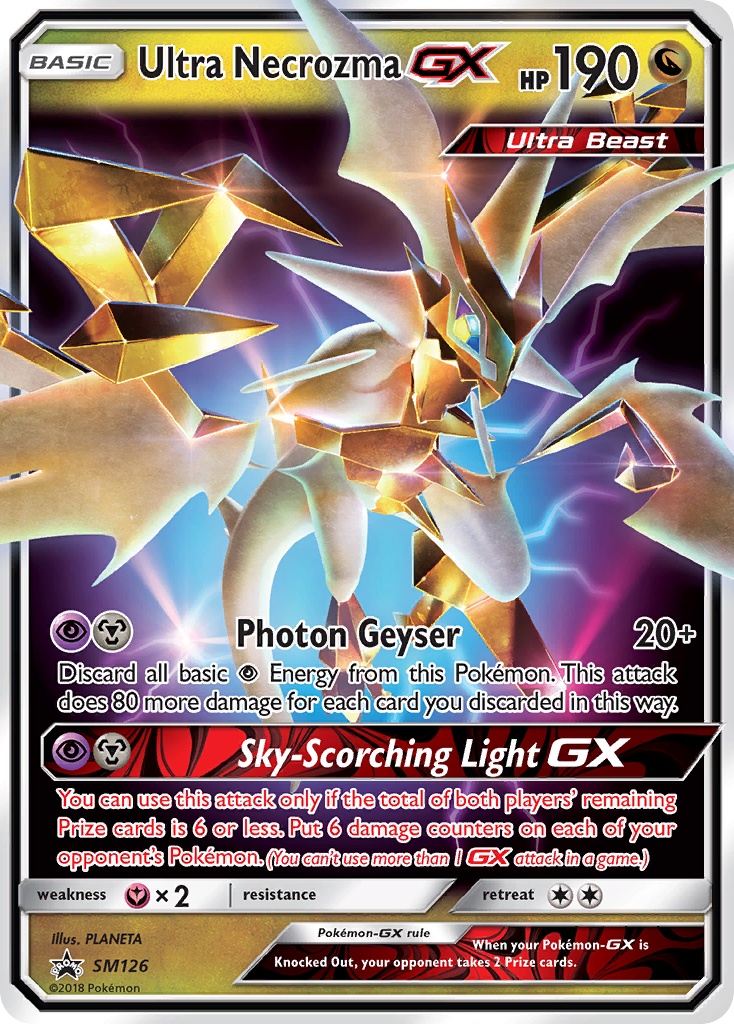 Ultra Necrozma GX (SM126) [Sun & Moon: Black Star Promos] | North Game Den