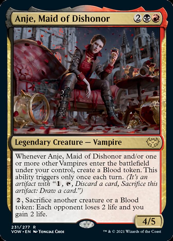 Anje, Maid of Dishonor [Innistrad: Crimson Vow] | North Game Den