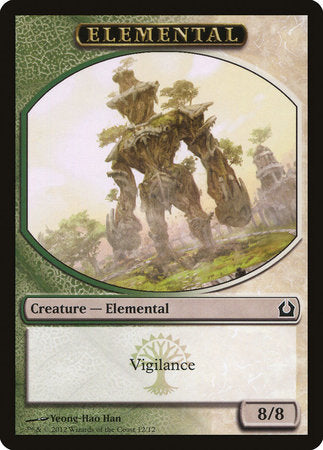 Elemental Token (Green/White) [Return to Ravnica Tokens] | North Game Den