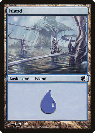 Island (235) [Scars of Mirrodin] | North Game Den