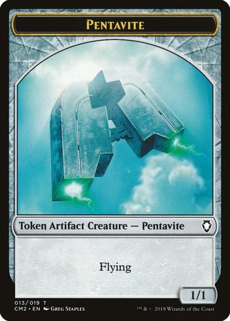 Pentavite Token [Commander Anthology Volume II Tokens] | North Game Den