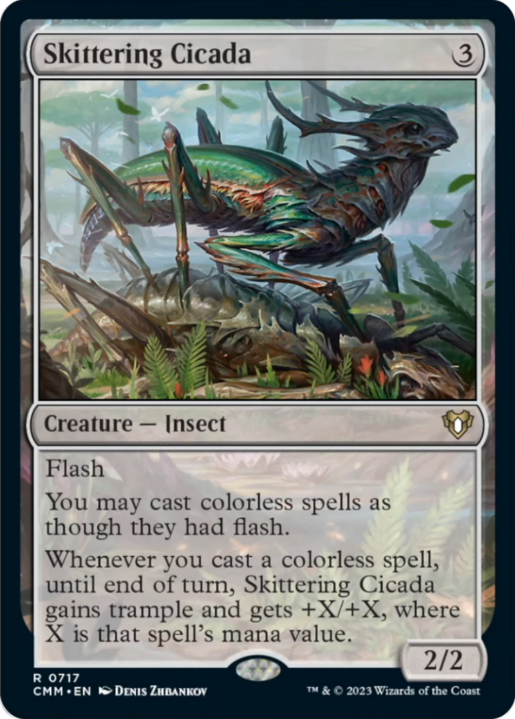 Skittering Cicada [Commander Masters] | North Game Den