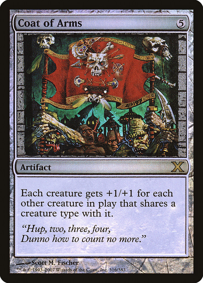 Coat of Arms (Premium Foil) [Tenth Edition] | North Game Den