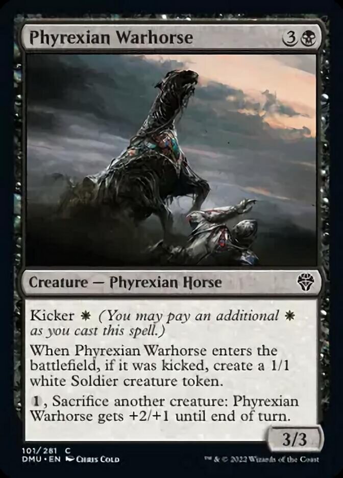 Phyrexian Warhorse [Dominaria United] | North Game Den