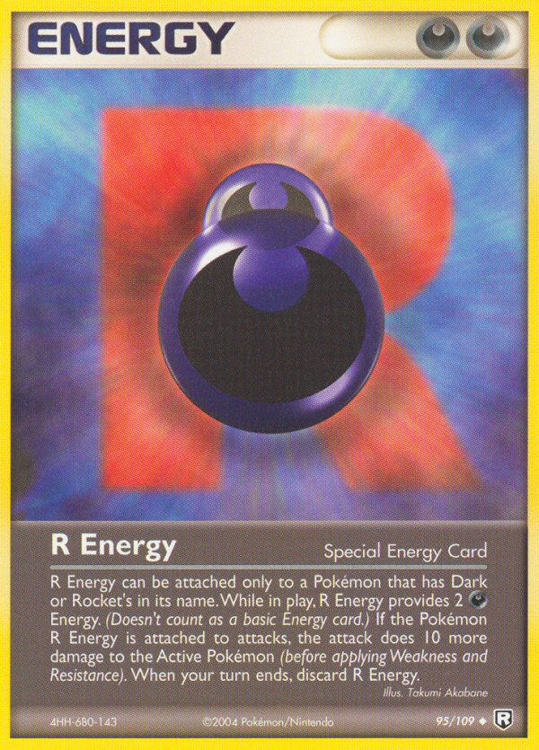 R Energy (95/109) [EX: Team Rocket Returns] | North Game Den