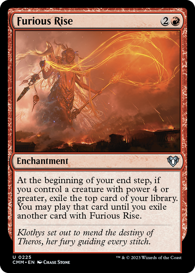 Furious Rise [Commander Masters] | North Game Den