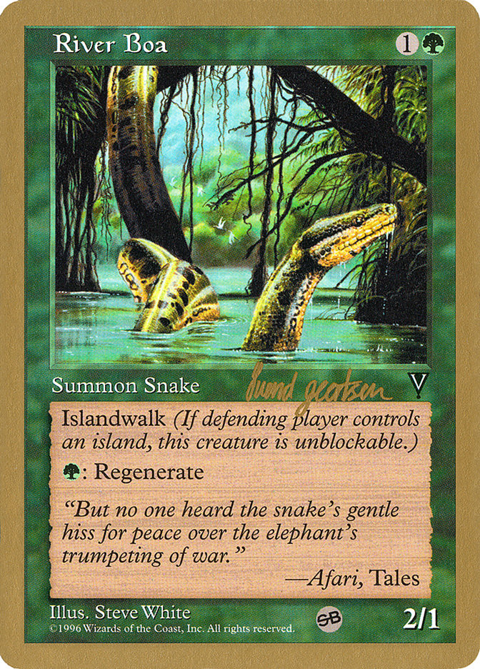 River Boa (Svend Geertsen) (SB) [World Championship Decks 1997] | North Game Den