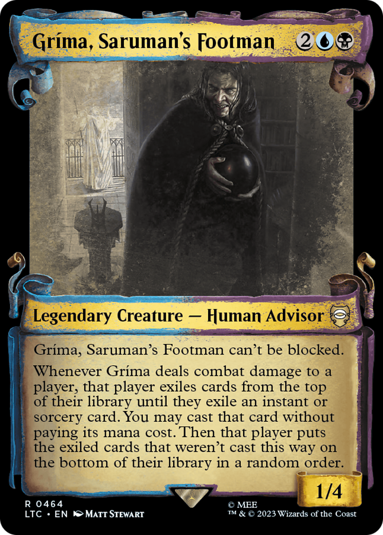 Grima, Saruman's Footman [The Lord of the Rings: Tales of Middle-Earth Commander Showcase Scrolls] | North Game Den