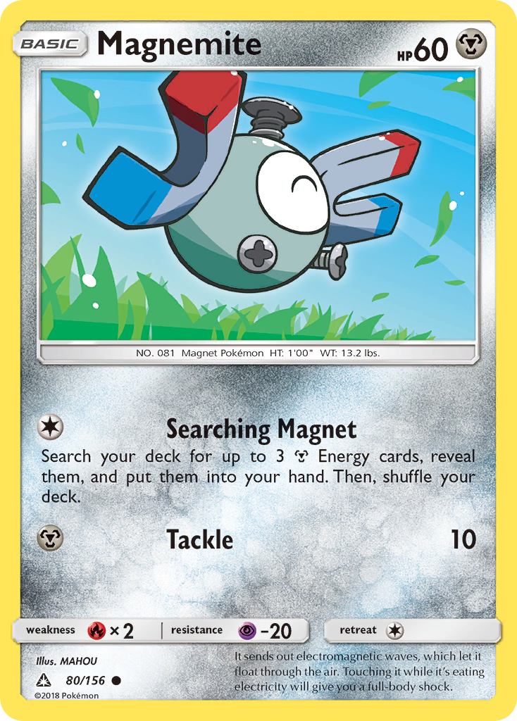 Magnemite (80/156) [Sun & Moon: Ultra Prism] | North Game Den