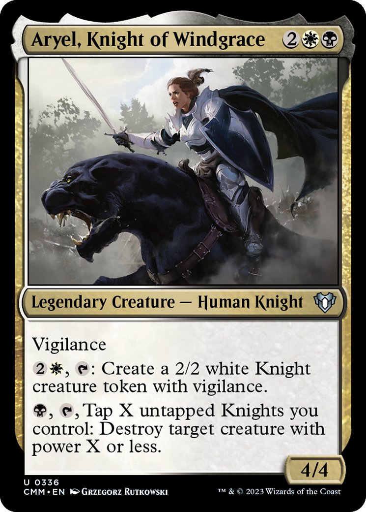 Aryel, Knight of Windgrace [Commander Masters] | North Game Den