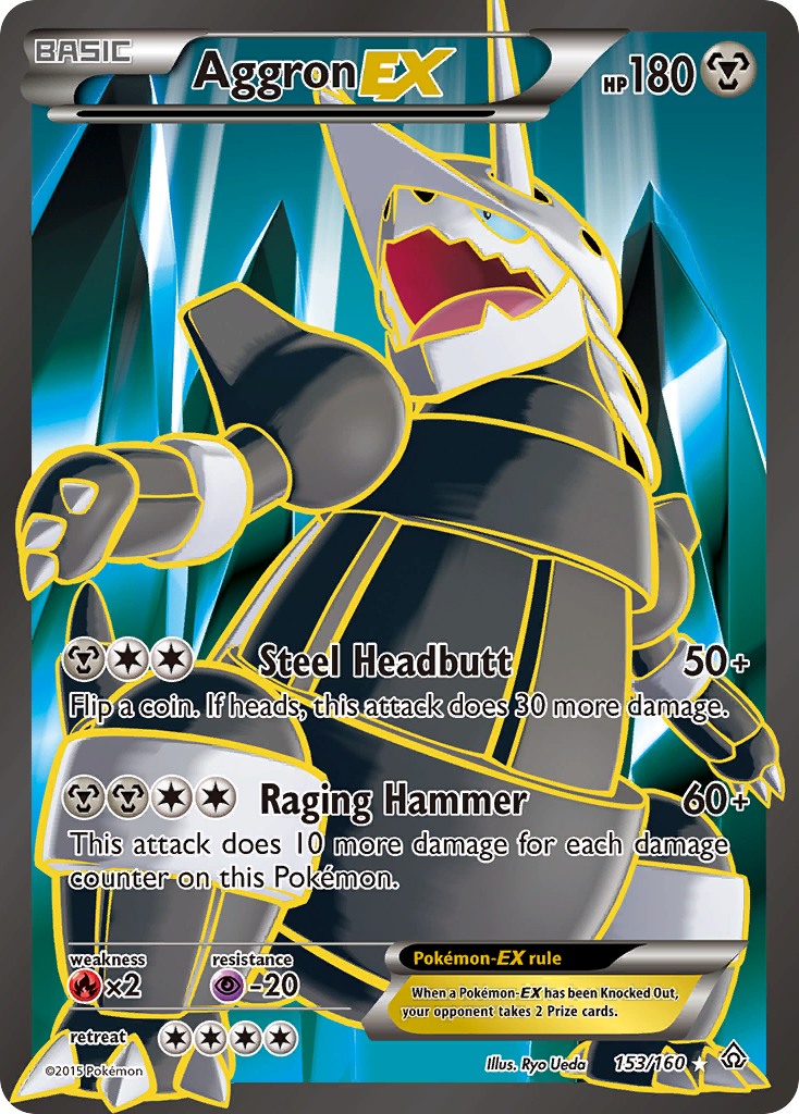 Aggron EX (153/160) [XY: Primal Clash] | North Game Den