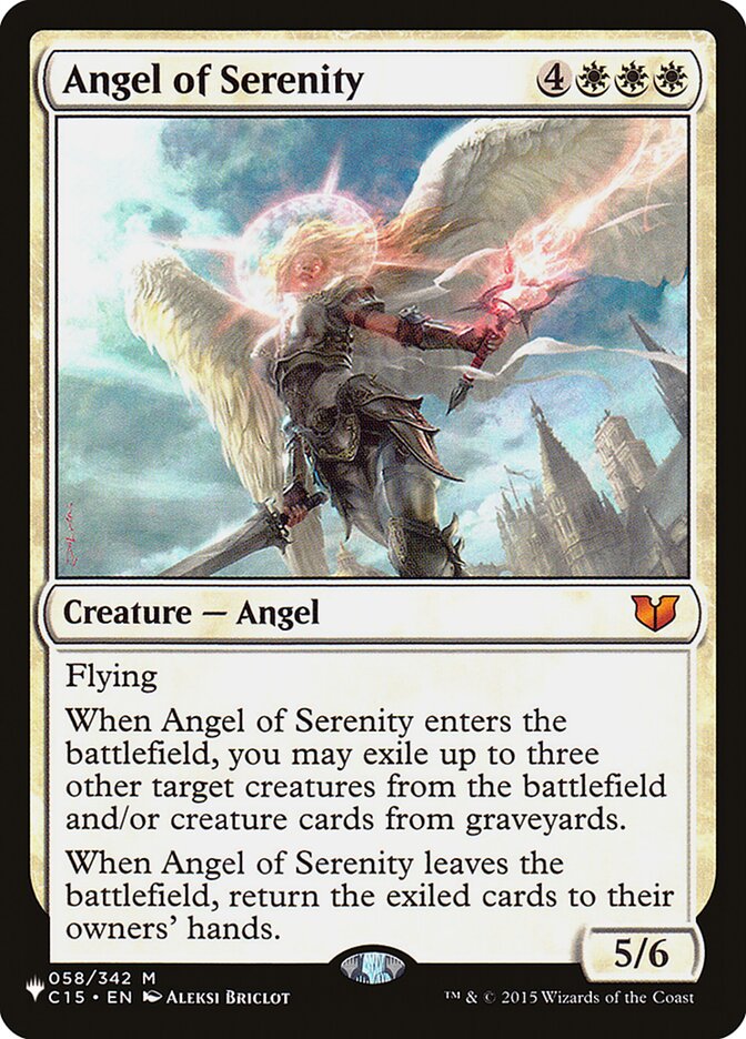 Angel of Serenity [The List] | North Game Den