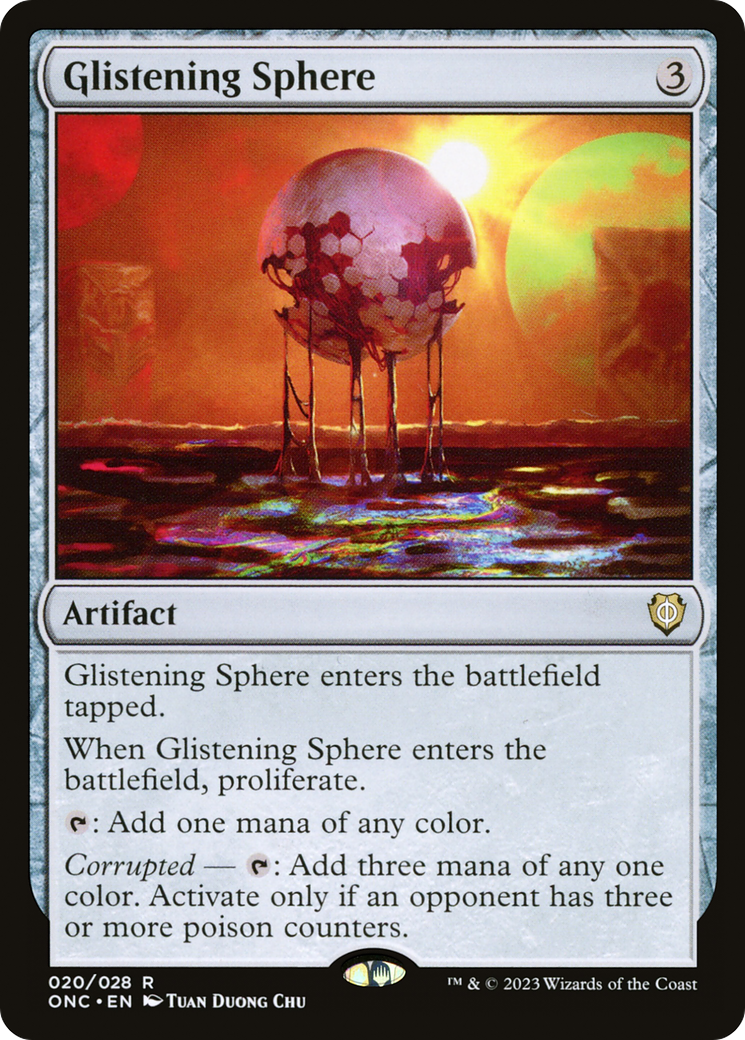 Glistening Sphere [Phyrexia: All Will Be One Commander] | North Game Den
