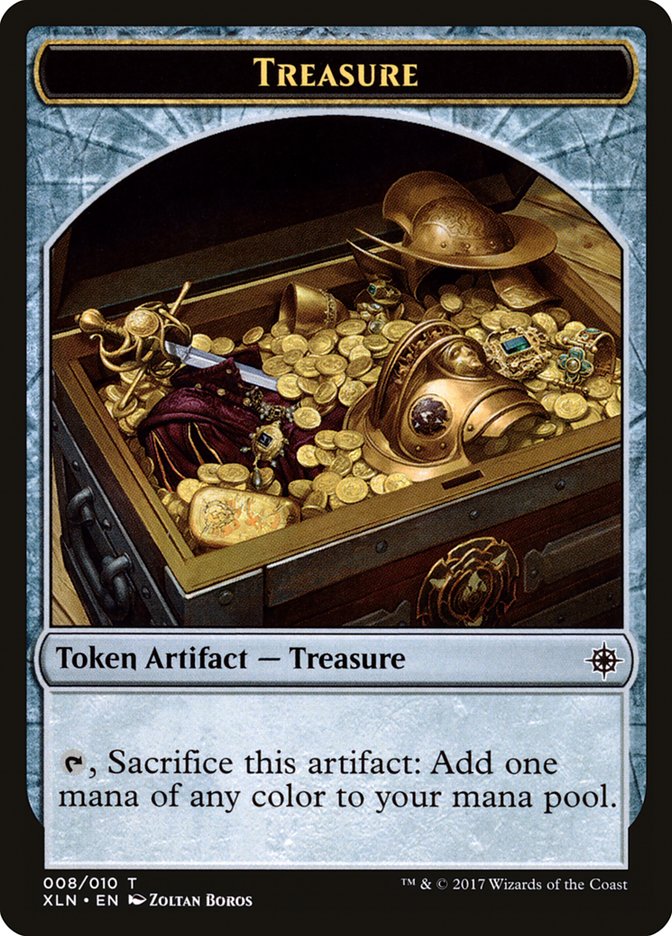 Treasure (008/010) [Ixalan Tokens] | North Game Den