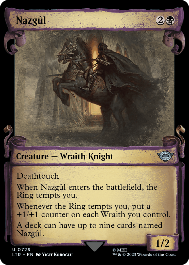 Nazgul (0726) [The Lord of the Rings: Tales of Middle-Earth Showcase Scrolls] | North Game Den