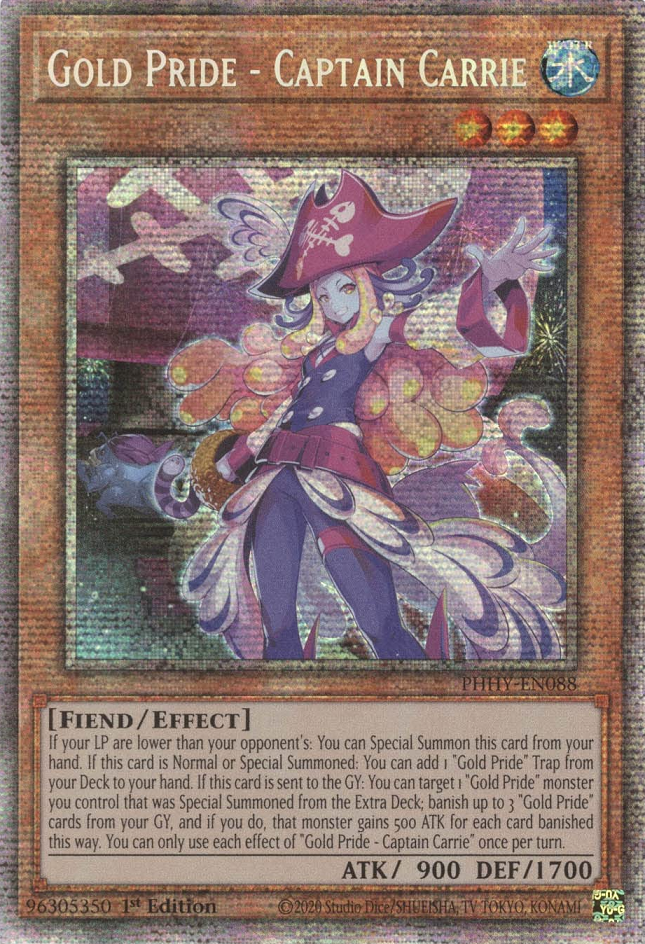 Gold Pride - Captain Carrie [PHHY-EN088] Starlight Rare | North Game Den