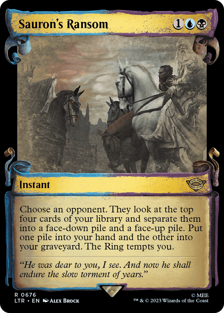 Sauron's Ransom [The Lord of the Rings: Tales of Middle-Earth Showcase Scrolls] | North Game Den