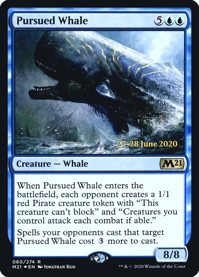 Pursued Whale  [Core Set 2021 Prerelease Promos] | North Game Den