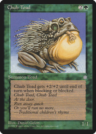 Chub Toad [Ice Age] | North Game Den