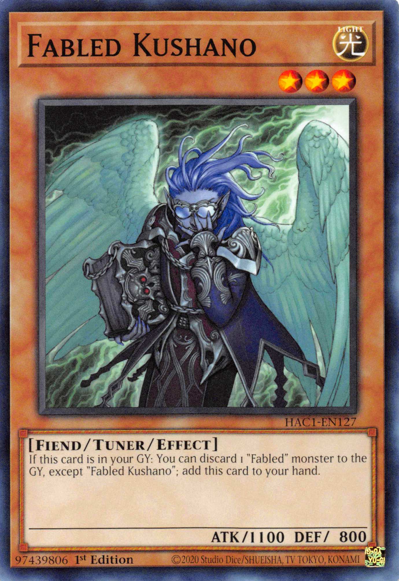 Fabled Kushano [HAC1-EN127] Common | North Game Den