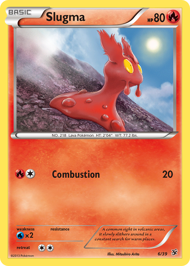 Slugma (6/39) [XY: Kalos Starter Set] | North Game Den