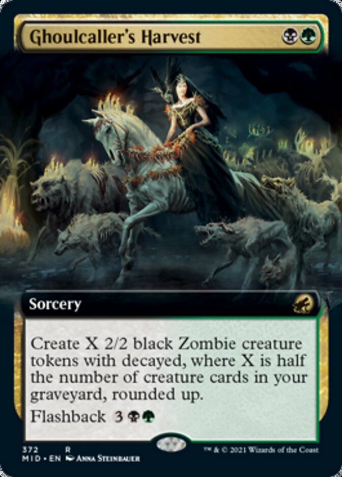 Ghoulcaller's Harvest (Extended) [Innistrad: Midnight Hunt] | North Game Den