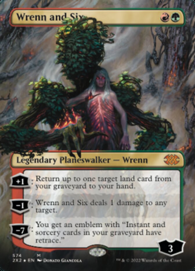 Wrenn and Six (Textured Foil) [Double Masters 2022] | North Game Den
