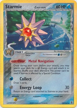 Starmie (15/113) (Delta Species) (Stamped) [EX: Delta Species] | North Game Den