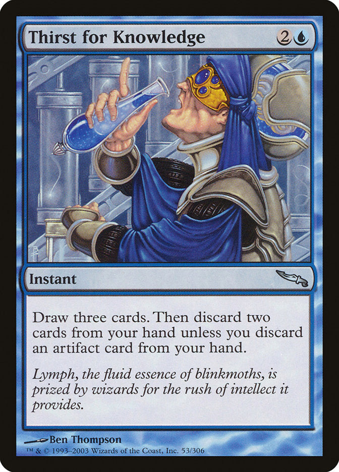 Thirst for Knowledge [Mirrodin] | North Game Den