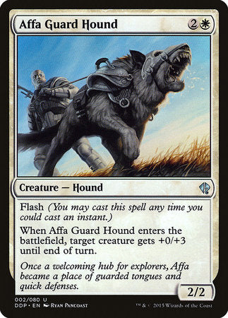 Affa Guard Hound [Duel Decks: Zendikar vs. Eldrazi] | North Game Den