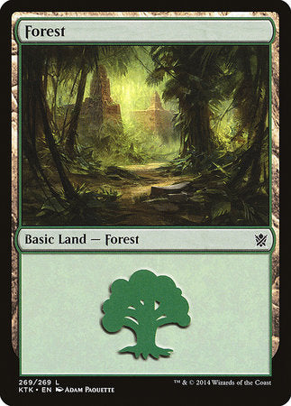 Forest (269) [Khans of Tarkir] | North Game Den