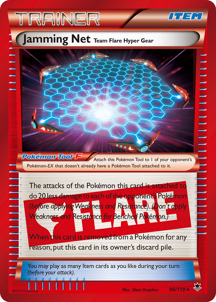 Jamming Net Team Flare Hyper Gear (98/119) [XY: Phantom Forces] | North Game Den