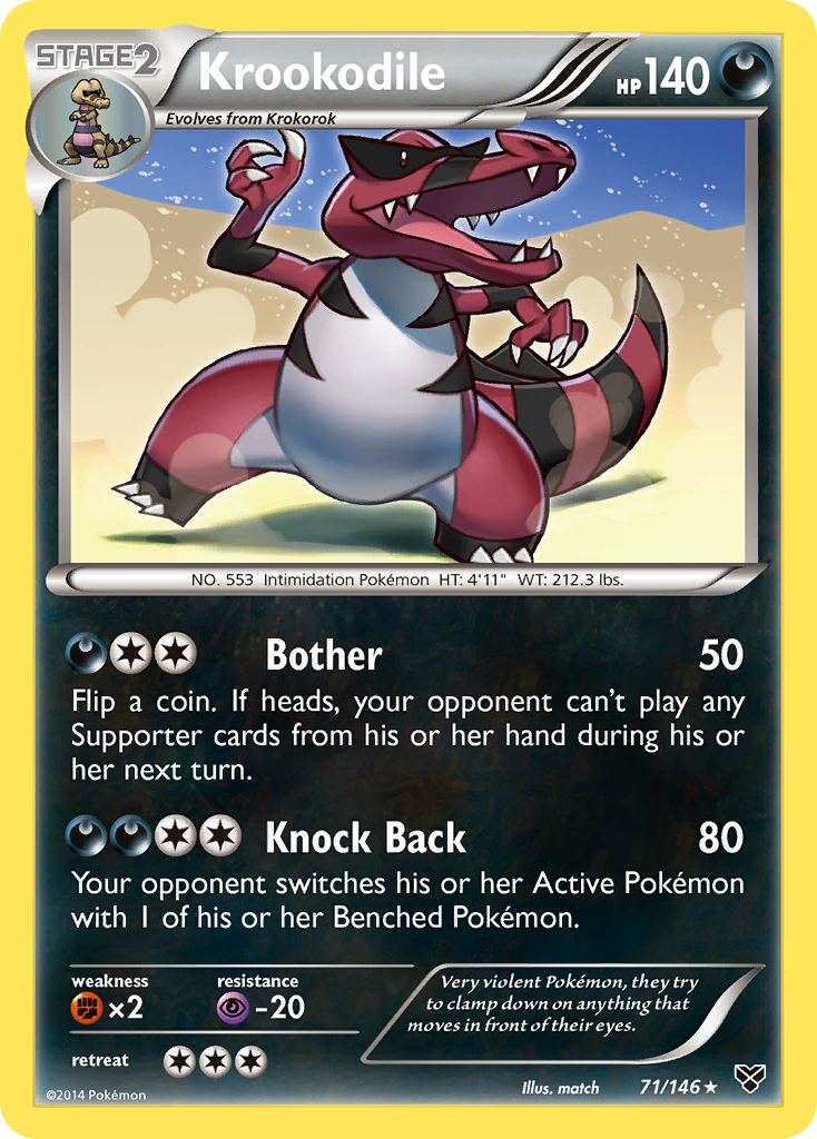 Krookodile (71/146) [XY: Base Set] | North Game Den