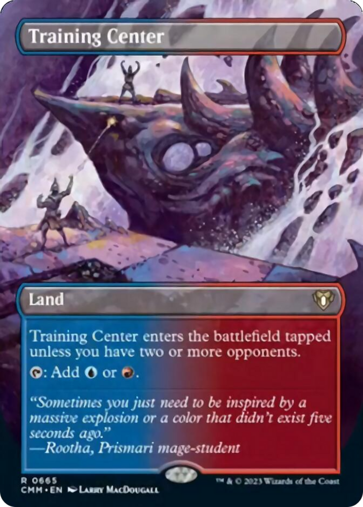 Training Center (Borderless Alternate Art) [Commander Masters] | North Game Den