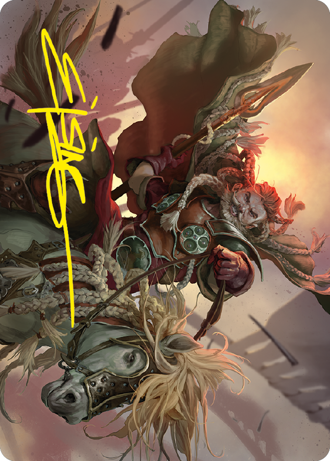Eomer of the Riddermark Art Card (Gold-Stamped Signature) [The Lord of the Rings: Tales of Middle-earth Art Series] | North Game Den