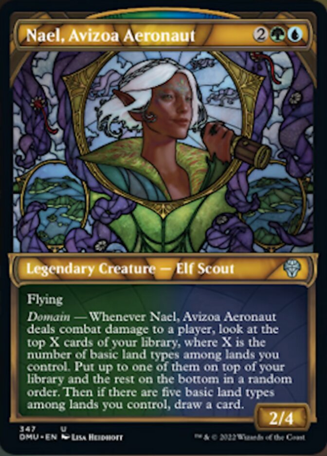 Nael, Avizoa Aeronaut (Showcase Textured) [Dominaria United] | North Game Den