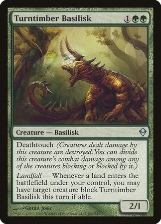 Turntimber Basilisk [Zendikar] | North Game Den