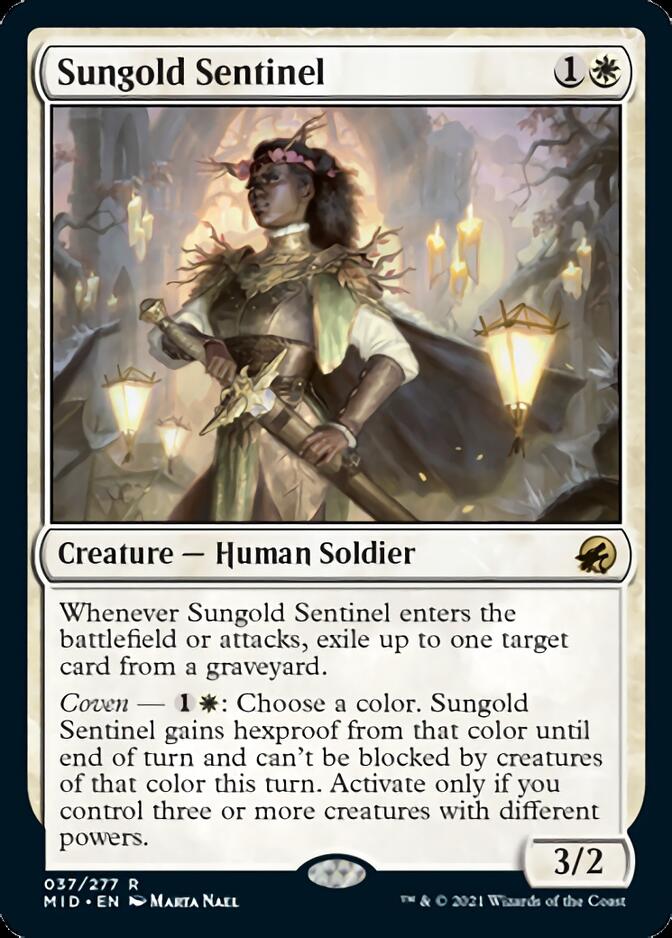 Sungold Sentinel [Innistrad: Midnight Hunt] | North Game Den
