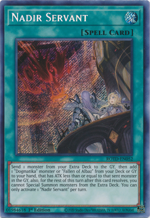 Nadir Servant [ROTD-EN052] Secret Rare | North Game Den