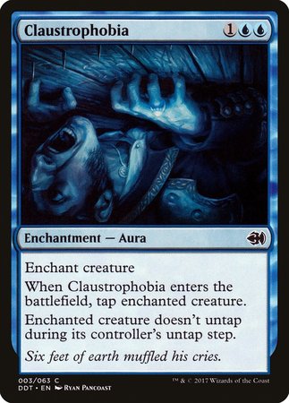 Claustrophobia [Duel Decks: Merfolk vs. Goblins] | North Game Den