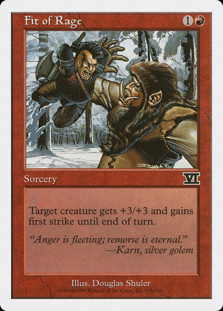 Fit of Rage [Classic Sixth Edition] | North Game Den