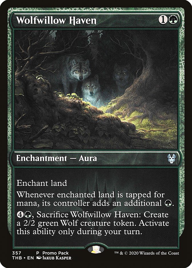 Wolfwillow Haven (Promo Pack) [Theros Beyond Death Promos] | North Game Den