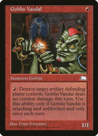 Goblin Vandal [Weatherlight] | North Game Den