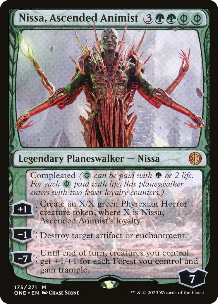 Nissa, Ascended Animist [Phyrexia: All Will Be One] | North Game Den