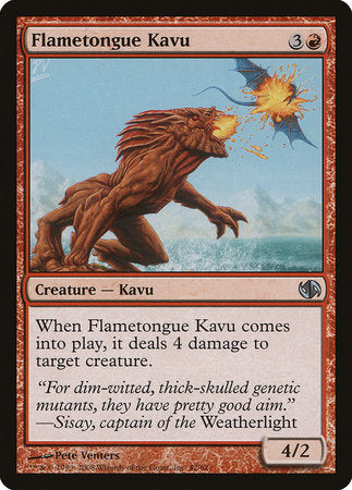 Flametongue Kavu [Duel Decks: Jace vs. Chandra] | North Game Den